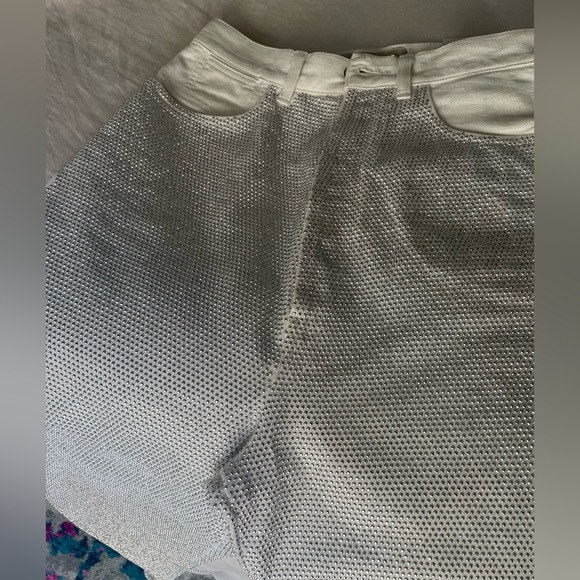 Studded White Golden Goose Jeans - Picture 10 of 13